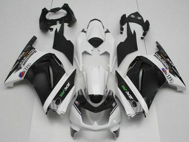 Erschwingliche Kawasaki EX250 Motorrad Verkleidung 2008-2012 - Weiss Schwarz Grun