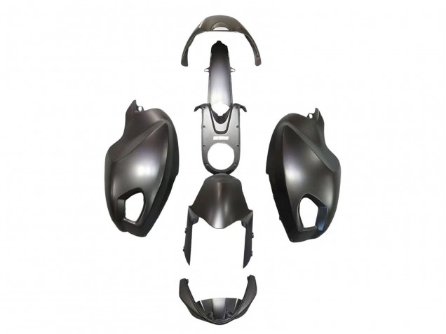 Erschwingliche Ducati Monster 696 796 1100 1100S Motorrad Verkleidung 2008-2012 - Matt Schwarz