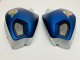 Erschwingliche Ducati Monster 696 796 1100 1100S Motorrad Verkleidung 2008-2012 - Dunkel Blau Silber
