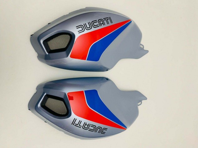 Erschwingliche Ducati Monster 696 796 1100 1100S Motorrad Verkleidung 2008-2012 - Silber Rot Blau