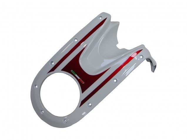 Erschwingliche Ducati Monster 696 796 1100 1100S Motorrad Verkleidung 2008-2012 - Weiss Rot Glanzendes Schwarz