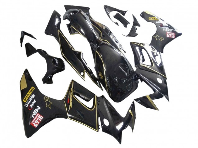 Erschwingliche Honda CBR125R Motorrad Verkleidung 2002-2006 - Glanzendes Schwarz Gold