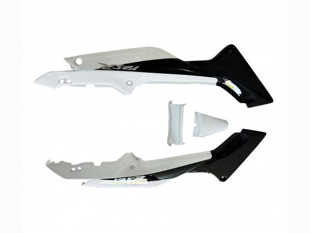 Erschwingliche Honda CBR125R Motorrad Verkleidung 2002-2006 - Weiss Glanzendes Schwarz