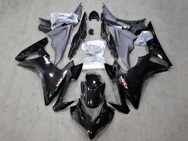 Erschwingliche Honda CBR500R Motorrad Verkleidung 2013-2015 - Glanzendes Schwarz