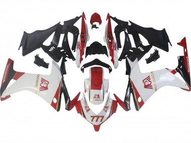 Erschwingliche Honda CBR500R Motorrad Verkleidung 2013-2015 - Weiss Rot Grun Glanzendes Schwarz Morinage 777