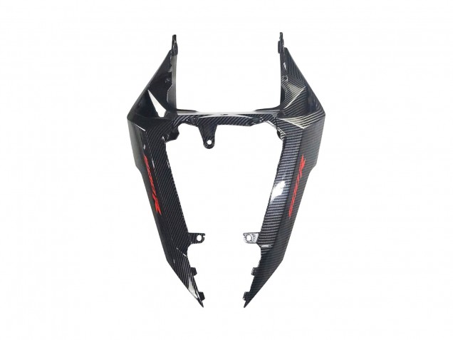 Erschwingliche Honda CBR500R Motorrad Verkleidung 2016-2018 - Schwarzes Carbonfaser Rot