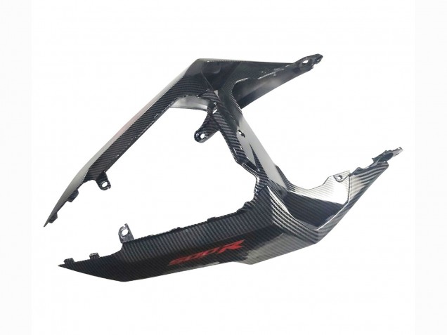 Erschwingliche Honda CBR500R Motorrad Verkleidung 2016-2018 - Schwarzes Carbonfaser Rot