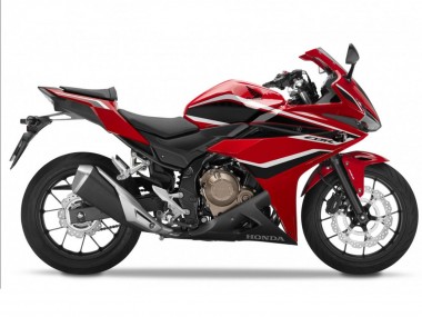 Erschwingliche Honda CBR500R Motorrad Verkleidung 2016-2018 - Rot Schwarz