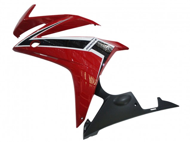 Erschwingliche Honda CBR500R Motorrad Verkleidung 2016-2018 - Rot Weiss Matt Schwarz