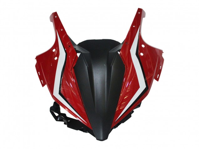 Erschwingliche Honda CBR500R Motorrad Verkleidung 2016-2018 - Rot Weiss Matt Schwarz