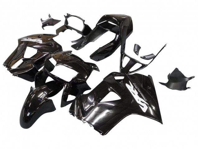 Erschwingliche Honda VFR 800 Motorrad Verkleidung 1998-2001 - Glanzendes Schwarz