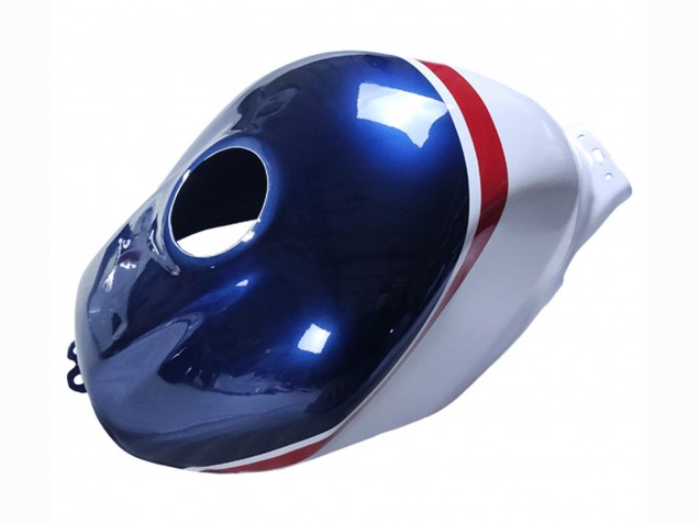 Erschwingliche Honda VFR 800 Motorrad Verkleidung 2002-2013 - Weiss Rot Dunkel Blau