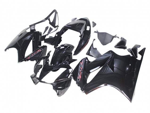 Erschwingliche Honda VFR 800 Motorrad Verkleidung 2002-2013 - Glanzendes Schwarz