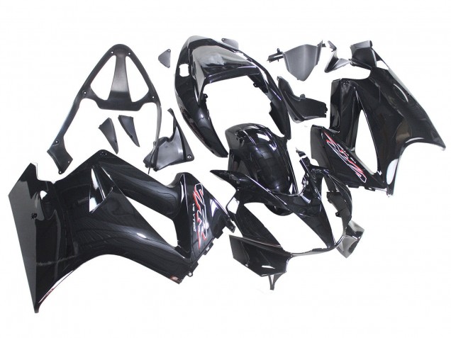 Erschwingliche Honda VFR 800 Motorrad Verkleidung 2002-2013 - Glanzendes Schwarz