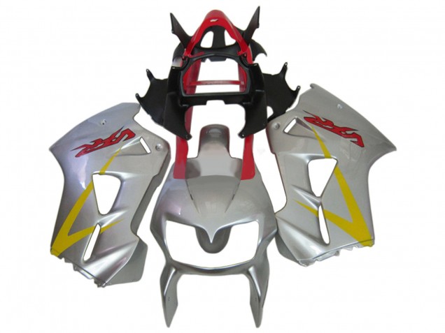 Erschwingliche Honda VFR 800 Motorrad Verkleidung 2002-2013 - Silber Rot Gelb