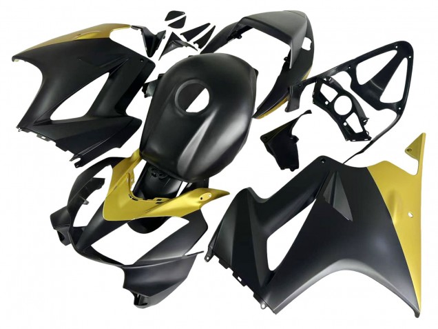 Erschwingliche Honda VFR 800 Motorrad Verkleidung 2002-2013 - Gelb Matt Schwarz