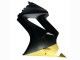 Erschwingliche Honda VFR 800 Motorrad Verkleidung 2002-2013 - Gelb Matt Schwarz