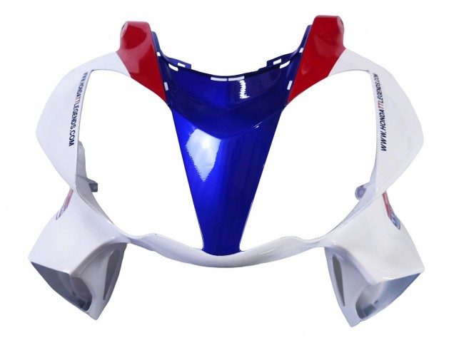 Erschwingliche Honda VFR 800 Motorrad Verkleidung 2002-2013 - Weiss Rot Blau Motul