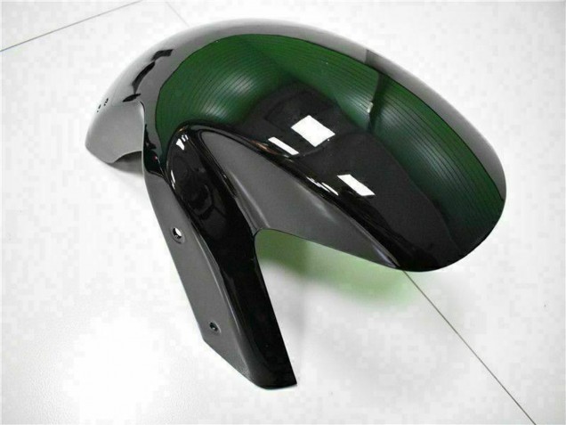 Erschwingliche Kawasaki EX650 Motorrad Verkleidung 2006-2008 - Glanzendes Schwarz Rot Flamme