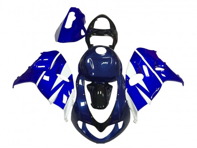 Erschwingliche Suzuki TL1000R Motorrad Verkleidung 1998-2003 - Blau Weiss Glanzendes Schwarz