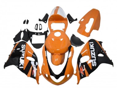 Erschwingliche Suzuki TL1000R Motorrad Verkleidung 1998-2003 - Orange Schwarz Weiss