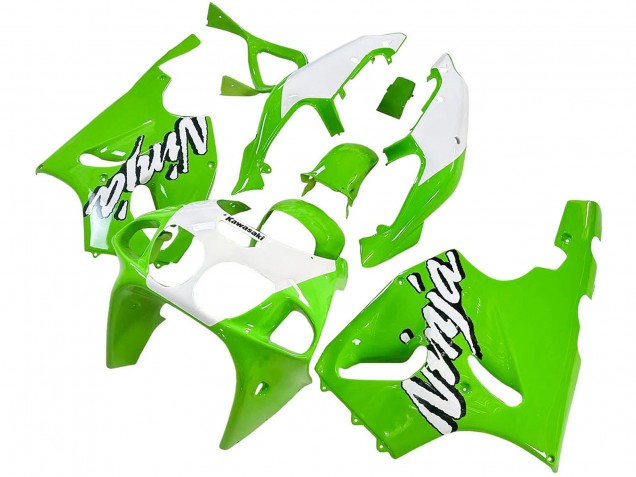 Erschwingliche Kawasaki ZX7R Motorrad Verkleidung 1996-2003 - Weiss Grun