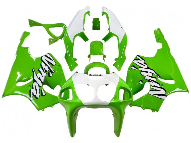 Erschwingliche Kawasaki ZX7R Motorrad Verkleidung 1996-2003 - Weiss Grun