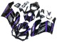 Erschwingliche Honda CBR1000RR Motorrad Verkleidung 2004-2005 - Glanzendes Schwarz Lila Streifen