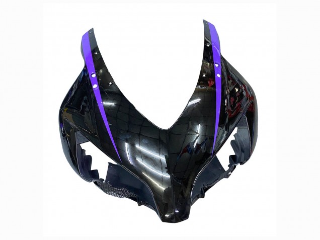 Erschwingliche Honda CBR1000RR Motorrad Verkleidung 2004-2005 - Glanzendes Schwarz Lila Streifen