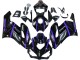 Erschwingliche Honda CBR1000RR Motorrad Verkleidung 2004-2005 - Glanzendes Schwarz Lila Streifen