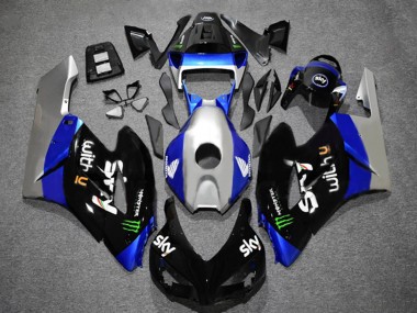 Erschwingliche Honda CBR1000RR Motorrad Verkleidung 2004-2005 - Silber Blau Glanzendes Schwarz Grun Monster Sky