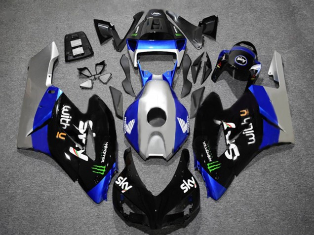 Erschwingliche Honda CBR1000RR Motorrad Verkleidung 2004-2005 - Silber Blau Glanzendes Schwarz Grun Monster Sky