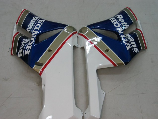 Erschwingliche Honda CBR1000RR Motorrad Verkleidung 2004-2005 - Weiss Blau Gold Rothmans