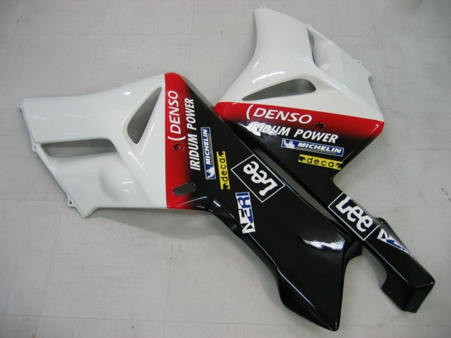 Erschwingliche Honda CBR1000RR Motorrad Verkleidung 2004-2005 - Weiss Blau Rot Glanzendes Schwarz Stern Carrera Lee