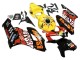 Erschwingliche Honda CBR1000RR Motorrad Verkleidung 2004-2005 - Gelb Orange Glanzendes Schwarz Repsol Rossi 46