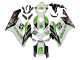 Erschwingliche Honda CBR1000RR Motorrad Verkleidung 2004-2005 - Weiss Grun Glanzendes Schwarz Hannspree 52