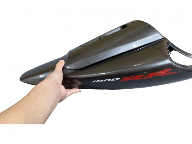 Erschwingliche Honda CBR1000RR Motorrad Verkleidung 2004-2005 - Silber Glanzendes Schwarz