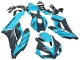 Erschwingliche Honda CBR1000RR Motorrad Verkleidung 2004-2005 - Hellblau Glanzendes Schwarz