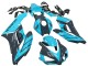 Erschwingliche Honda CBR1000RR Motorrad Verkleidung 2004-2005 - Hellblau Glanzendes Schwarz