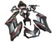 Erschwingliche Honda CBR1000RR Motorrad Verkleidung 2004-2005 - Glanzendes Schwarz Glanzendes Grau Rot Streifen