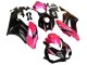 Erschwingliche Honda CBR1000RR Motorrad Verkleidung 2004-2005 - Rosa Glanzendes Schwarz
