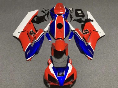 Erschwingliche Honda CBR1000RR Motorrad Verkleidung 2004-2005 - Weiss Rot Blau 6