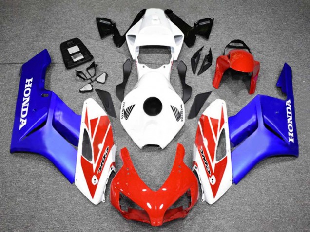 Erschwingliche Honda CBR1000RR Motorrad Verkleidung 2004-2005 - Weiss Rot Blau