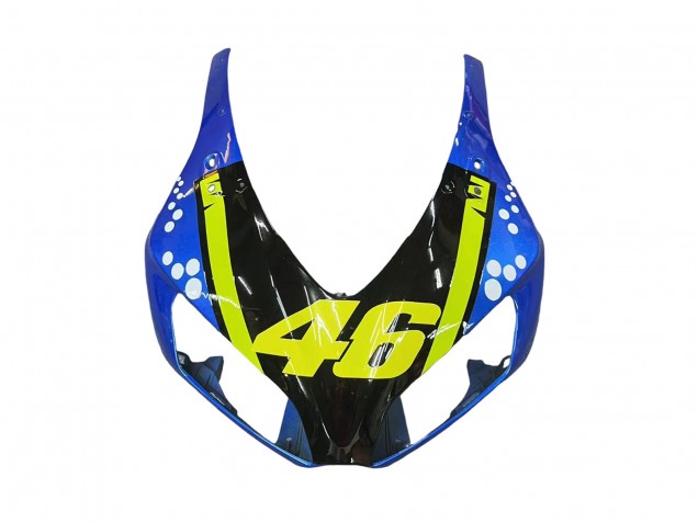 Erschwingliche Honda CBR1000RR Motorrad Verkleidung 2006-2007 - Blau Fluoreszierendes Grun Glanzendes Schwarz Hai 46