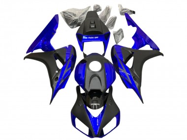 Erschwingliche Honda CBR1000RR Motorrad Verkleidung 2006-2007 - Blau Matt Schwarz