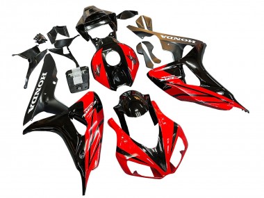 Erschwingliche Honda CBR1000RR Motorrad Verkleidung 2006-2007 - Blau Glanzendes Schwarz