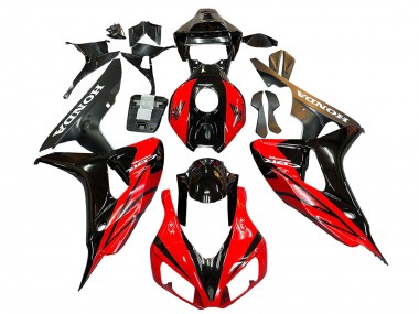 Erschwingliche Honda CBR1000RR Motorrad Verkleidung 2006-2007 - Blau Glanzendes Schwarz