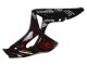 Erschwingliche Honda CBR1000RR Motorrad Verkleidung 2006-2007 - Glanzendes Schwarz Gelb Rot Flamme