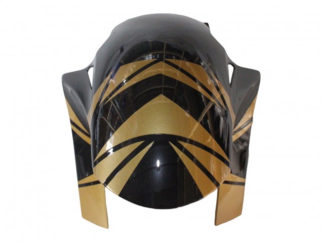 Erschwingliche Honda CBR1000RR Motorrad Verkleidung 2006-2007 - Gold Glanzendes Schwarz