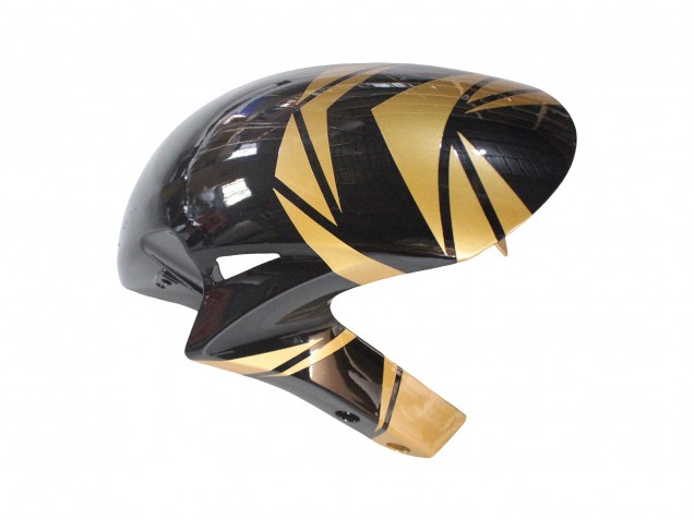 Erschwingliche Honda CBR1000RR Motorrad Verkleidung 2006-2007 - Gold Glanzendes Schwarz